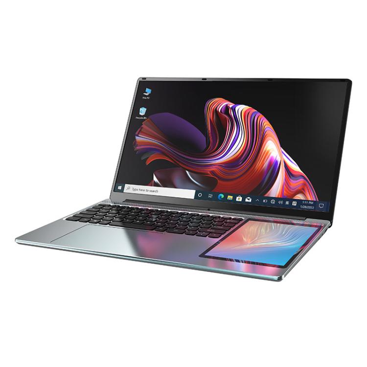 حاسوب محمول UNIWA ULAP Q15ZR، 8GB+512GB، شاشة مزدوجة 15.6 بوصة و7 بوصة، ويندوز 11، إنتل ألدر ليك N100 ثماني النواة، قابس أستراليا، 8GB+512GB