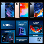 أندرويد 10.0 MTK6750 ثماني النواة 1.8 جيجاهرتز، شريحتي اتصال، يدعم GPS، OTG، واي فاي، بلوتوث، 4GB+64GB، MTK6750 4GB+64GB