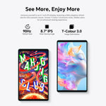 تابلت Teclast P50 Mini واي فاي، 4 جيجابايت + 128 جيجابايت، 8.7 بوصة أندرويد 15 Unisoc T606 ثماني النواة، P50 Mini