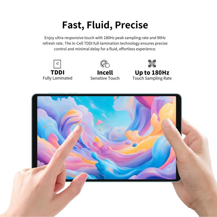 تابلت Teclast P50 Mini واي فاي، 4 جيجابايت + 128 جيجابايت، 8.7 بوصة أندرويد 15 Unisoc T606 ثماني النواة، P50 Mini