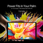 تابلت Teclast T50 Mini 4G LTE، 8 جيجابايت + 128 جيجابايت، 8.7 بوصة أندرويد 15 MediaTek Helio G99 ثماني النواة، يدعم شريحتي اتصال، T50 Mini