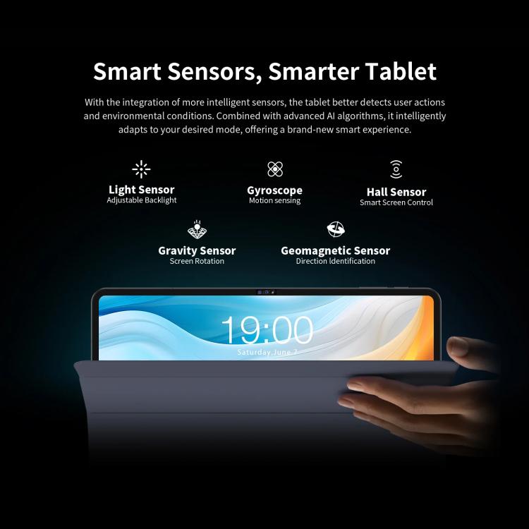 تابلت Teclast T60 Pro 4G LTE، 8 جيجابايت + 128 جيجابايت، 12 بوصة أندرويد 15 MediaTek Helio G99 ثماني النواة، يدعم شريحتي اتصال، T60 Pro