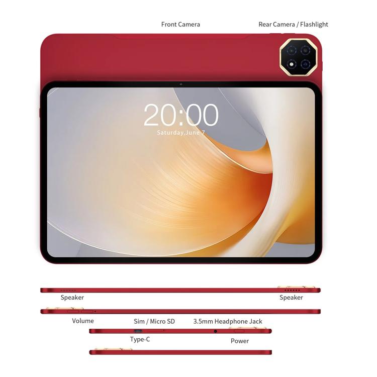 Teclast T65 Plus 4G LTE Tablet PC, 8GB+256GB, 13.4 inch Android 15 MediaTek Helio G99 Octa Core, Support Dual SIM, T65 Plus