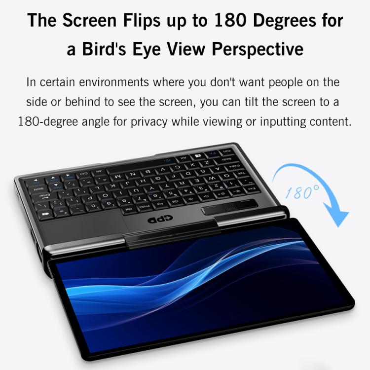 جهاز GPD MicroPC 2 محمول للألعاب، 16GB+512GB، شاشة 7 بوصة، Windows 11 Pro، معالج Intel N250، قابس أمريكي، WMC2573AU، WMC2573EU، WMC2573UK، WMC2573US