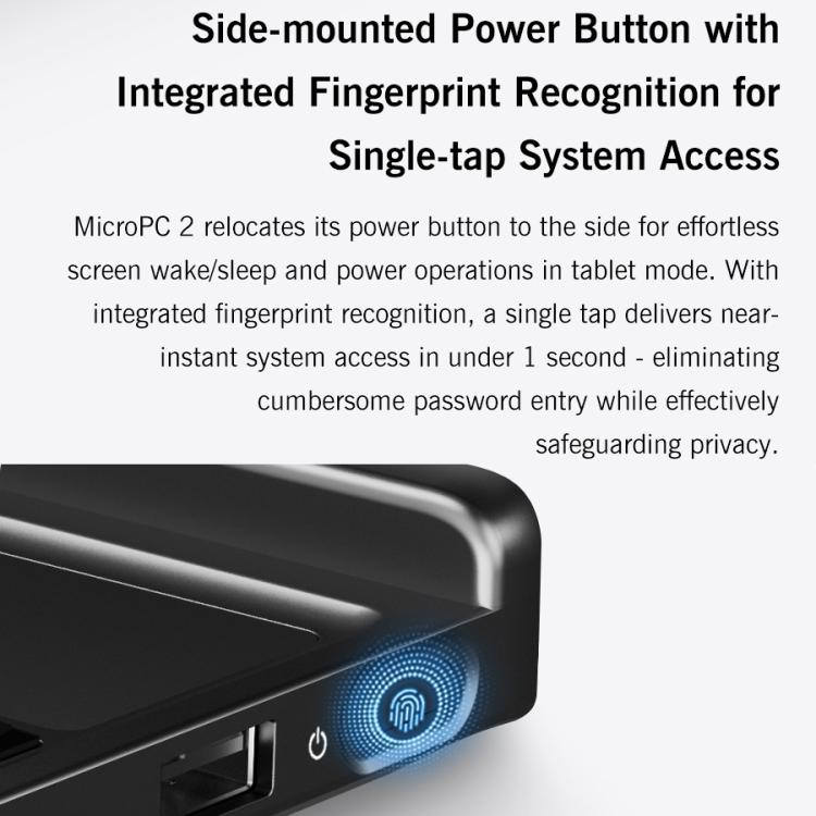 جهاز GPD MicroPC 2 محمول للألعاب، 16GB+512GB، شاشة 7 بوصة، Windows 11 Pro، معالج Intel N250، قابس أمريكي، WMC2573AU، WMC2573EU، WMC2573UK، WMC2573US