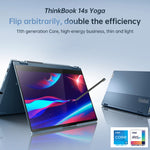 ويندوز 10 إصدار بروفيشنال، إنتل كور i5-1135G7 رباعي النواة حتى 4.2 جيجاهرتز، يدعم واي فاي 6 وبلوتوث وHDMI، قابس أمريكي (أزرق)، Yoga 1JCD Core i5