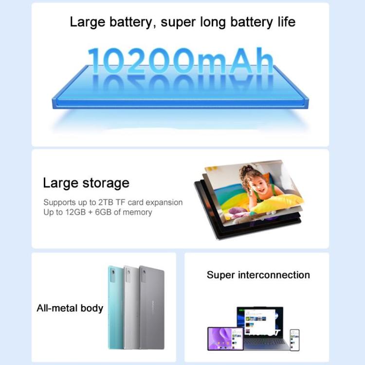جهاز لوحي Lenovo Xiaoxin Pad 12.1 بوصة 2025، واي فاي، 8 جيجابايت + 256 جيجابايت، معالج MediaTek Dimensity 6400 ثماني النواة، قابس الولايات المتحدة، 8GB+256GB