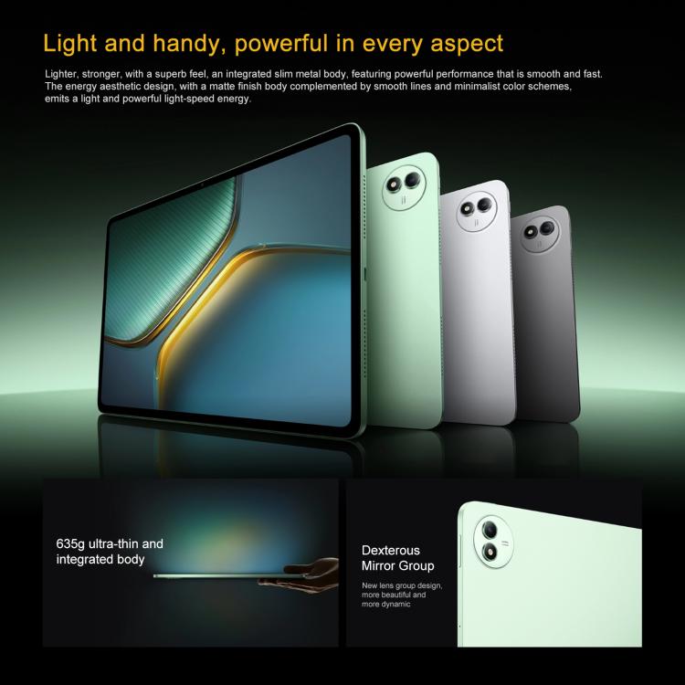 جهاز لوحي iQOO Pad5 Pro بشاشة 13 بوصة، 12 جيجابايت + 512 جيجابايت، OriginOS 5 مع معالج MediaTek Dimensity 9400+ ثماني النواة، 12 جيجابايت + 512 جيجابايت