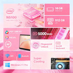 حاسوب محمول GXMO T152J 15.6 بوصة، 16GB+512GB، ويندوز 11 برو، إنتل سيليرون N5100 رباعي النواة، يدعم فتح القفل ببصمة الإصبع، قابس المملكة المتحدة، 16GB+512GB، قابس المملكة المتحدة