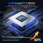 حاسوب محمول GXMO G156 15.6 بوصة، 16GB+512GB، ويندوز 11، AMD Ryzen 7 5825U ثماني النواة، يدعم فتح القفل ببصمة الإصبع، قابس الولايات المتحدة، 32GB+1TB