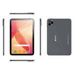 جهاز لوحي BDF Q10 بشاشة 10.1 بوصة 4G LTE، 6GB+128GB، أندرويد 10 MTK6750 ثماني النواة، يدعم شريحتي اتصال، قابس الولايات المتحدة، 8GB+256GB