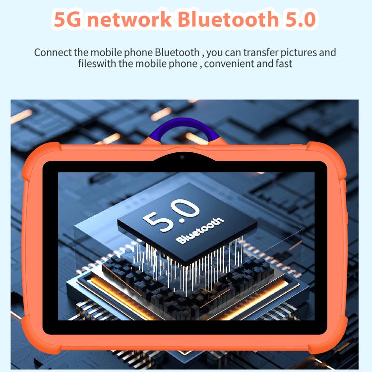جهاز لوحي للأطفال BDF C8 بشاشة 7 بوصة واي فاي، 1GB+16GB، أندرويد 8.1 MTK6735 ثماني النواة، قابس الولايات المتحدة، 3GB+32GB