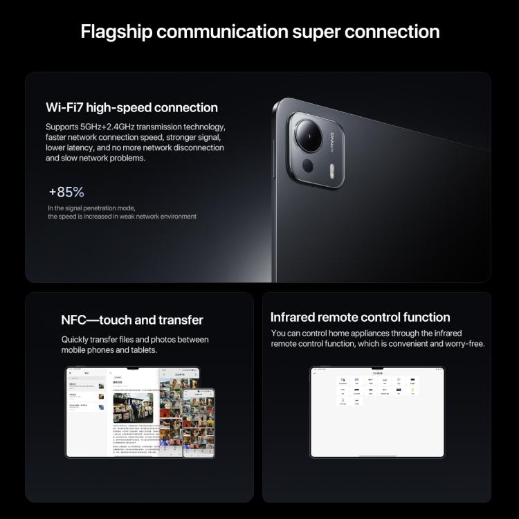 جهاز Xiaomi Pad 7 Ultra بشاشة 14 بوصة، 12GB+512GB، نظام HyperOS 2، معالج XRING O1 3nm بعشرة أنوية، 12GB+512GB
