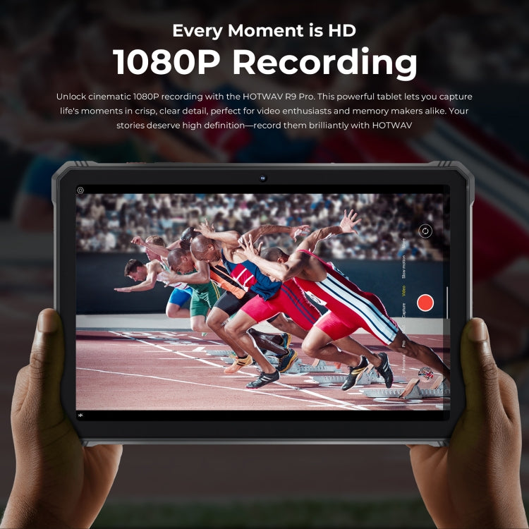 جهاز لوحي متين HOTWAV Tab R9 Pro IP68/IP69K، 6 جيجابايت + 256 جيجابايت، شاشة 11 بوصة، أندرويد 14، معالج Unisoc T606 ثماني النواة، شبكة 4G، النسخة العالمية مع جوجل بلاي، قابس الاتحاد الأوروبي، Tab R9 Pro