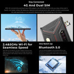 جهاز لوحي متين HOTWAV Tab R9 Plus بمعيار IP68/IP69K، 8 جيجابايت + 512 جيجابايت، شاشة 11 بوصة، أندرويد 14، Unisoc T7280 ثماني النواة، شبكة 4G، النسخة العالمية مع Google Play، قابس الاتحاد الأوروبي، Tab R9 Plus