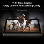 جهاز لوحي متين HOTWAV Tab R9 Plus بمعيار IP68/IP69K، 8 جيجابايت + 512 جيجابايت، شاشة 11 بوصة، أندرويد 14، Unisoc T7280 ثماني النواة، شبكة 4G، النسخة العالمية مع Google Play، قابس الاتحاد الأوروبي، Tab R9 Plus