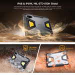 جهاز لوحي متين Ulefone Armor Pad 5 Ultra، 12 جيجابايت + 512 جيجابايت، شاشة 11 بوصة، أندرويد 15، MediaTek Dimensity 7400X ثماني النواة، شبكة 5G، قابس الاتحاد الأوروبي، Armor Pad 5 Ultra