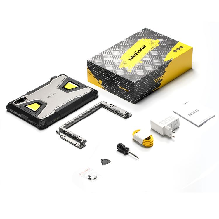 جهاز لوحي متين Ulefone Armor Pad 5 Ultra، 12 جيجابايت + 512 جيجابايت، شاشة 11 بوصة، أندرويد 15، MediaTek Dimensity 7400X ثماني النواة، شبكة 5G، قابس الاتحاد الأوروبي، Armor Pad 5 Ultra