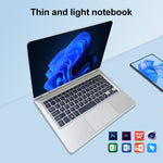 حاسوب محمول يوجا بشاشة لمس 11.6 بوصة، 6GB+256GB، ويندوز 11، إنتل سيليرون N4020 ثنائي النواة، قابس الاتحاد الأوروبي، 6GB+256GB