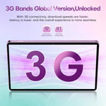 جهاز لوحي Pad 9 Ultra بشاشة 10.1 بوصة مع مكالمات 3G، 2GB+32GB، أندرويد 10 MTK6737 رباعي النواة، قابس المملكة المتحدة، قابس المملكة المتحدة