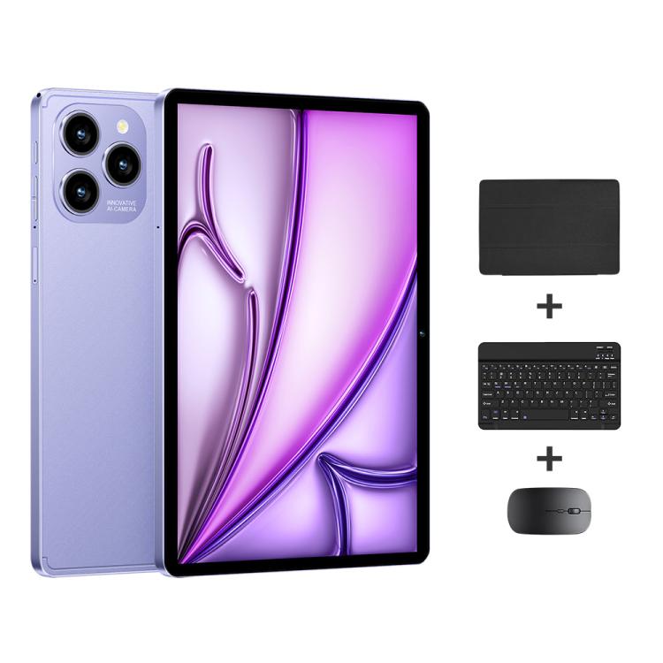 مجموعة جهاز لوحي Pad 8 Pro بشاشة 10.1 بوصة 4G LTE، 4GB+32GB، أندرويد 10 MT6755 ثماني النواة، مع لوحة مفاتيح / فأرة / حقيبة جلدية، قابس الاتحاد الأوروبي، قابس الاتحاد الأوروبي