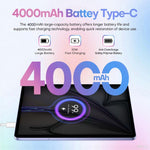 مجموعة جهاز لوحي Pad 8 Pro بشاشة 10.1 بوصة 4G LTE، 4GB+32GB، أندرويد 10 MT6755 ثماني النواة، مع لوحة مفاتيح / فأرة / حقيبة جلدية، قابس الاتحاد الأوروبي، قابس الاتحاد الأوروبي