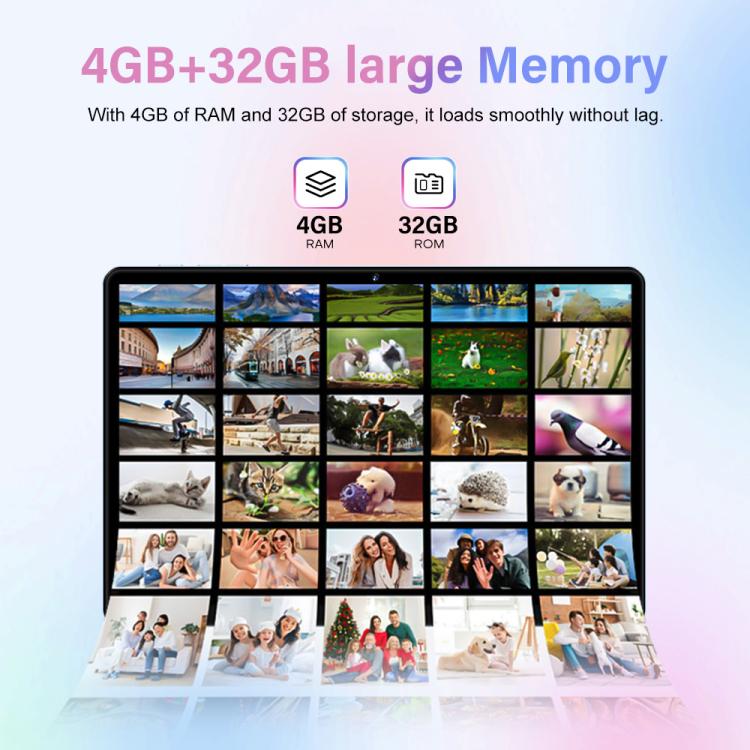 مجموعة جهاز لوحي Pad 8 Pro بشاشة 10.1 بوصة 4G LTE، 4GB+32GB، أندرويد 10 MT6755 ثماني النواة، مع لوحة مفاتيح / فأرة / حقيبة جلدية، قابس الاتحاد الأوروبي، قابس الاتحاد الأوروبي