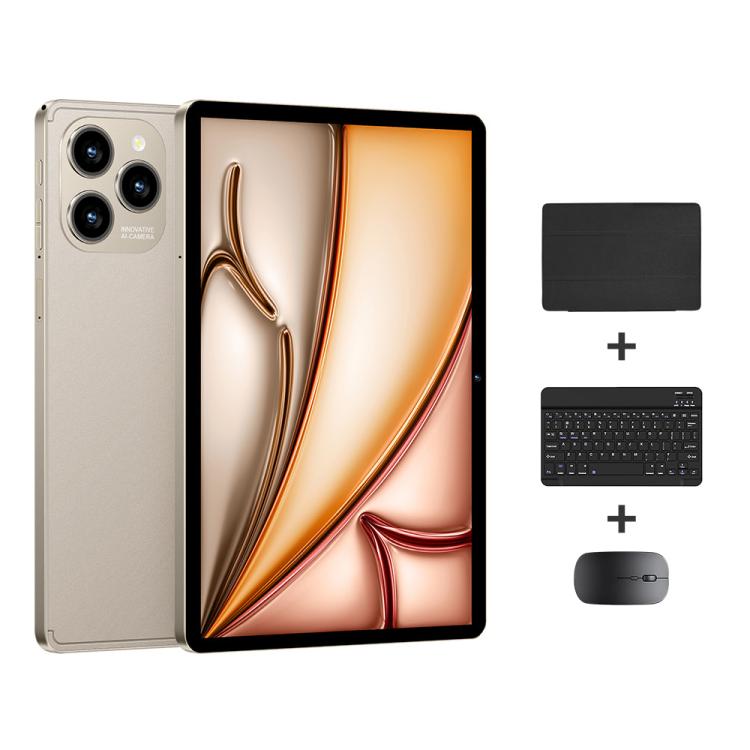 مجموعة جهاز لوحي Pad 8 Pro بشاشة 10.1 بوصة 4G LTE، 4GB+32GB، أندرويد 10 MT6755 ثماني النواة، مع لوحة مفاتيح / فأرة / حقيبة جلدية، قابس أستراليا، قابس أستراليا