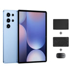 مجموعة جهاز لوحي Pad 9 Pro بشاشة 10.1 بوصة 4G LTE، 4GB+32GB، أندرويد 10 MT6755 ثماني النواة، مع لوحة مفاتيح / فأرة / حقيبة جلدية، قابس الولايات المتحدة، قابس الولايات المتحدة