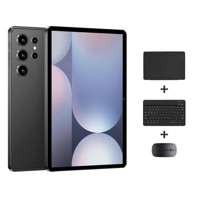 مجموعة جهاز لوحي Pad 9 Pro بشاشة 10.1 بوصة 4G LTE، 4GB+32GB، أندرويد 10 MT6755 ثماني النواة، مع لوحة مفاتيح / فأرة / حقيبة جلدية، قابس المملكة المتحدة، قابس المملكة المتحدة