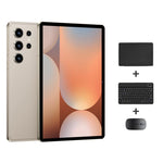 مجموعة جهاز لوحي Pad 9 Pro بشاشة 10.1 بوصة 4G LTE، 4GB+32GB، أندرويد 10 MT6755 ثماني النواة، مع لوحة مفاتيح / فأرة / حقيبة جلدية، قابس المملكة المتحدة، قابس المملكة المتحدة