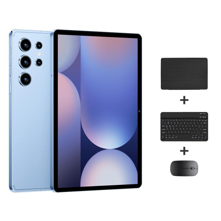 مجموعة جهاز لوحي Pad 9 Pro بشاشة 10.1 بوصة 4G LTE، 4GB+32GB، أندرويد 10 MT6755 ثماني النواة، مع لوحة مفاتيح / فأرة / حقيبة جلدية، قابس المملكة المتحدة، قابس المملكة المتحدة