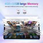 مجموعة جهاز لوحي Pad 9 Pro بشاشة 10.1 بوصة 4G LTE، 4GB+32GB، أندرويد 10 MT6755 ثماني النواة، مع لوحة مفاتيح / فأرة / حقيبة جلدية، قابس المملكة المتحدة، قابس المملكة المتحدة