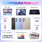 مجموعة جهاز لوحي Pad 9 Pro بشاشة 10.1 بوصة 4G LTE، 4GB+32GB، أندرويد 10 MT6755 ثماني النواة، مع لوحة مفاتيح / فأرة / حقيبة جلدية، قابس المملكة المتحدة، قابس المملكة المتحدة