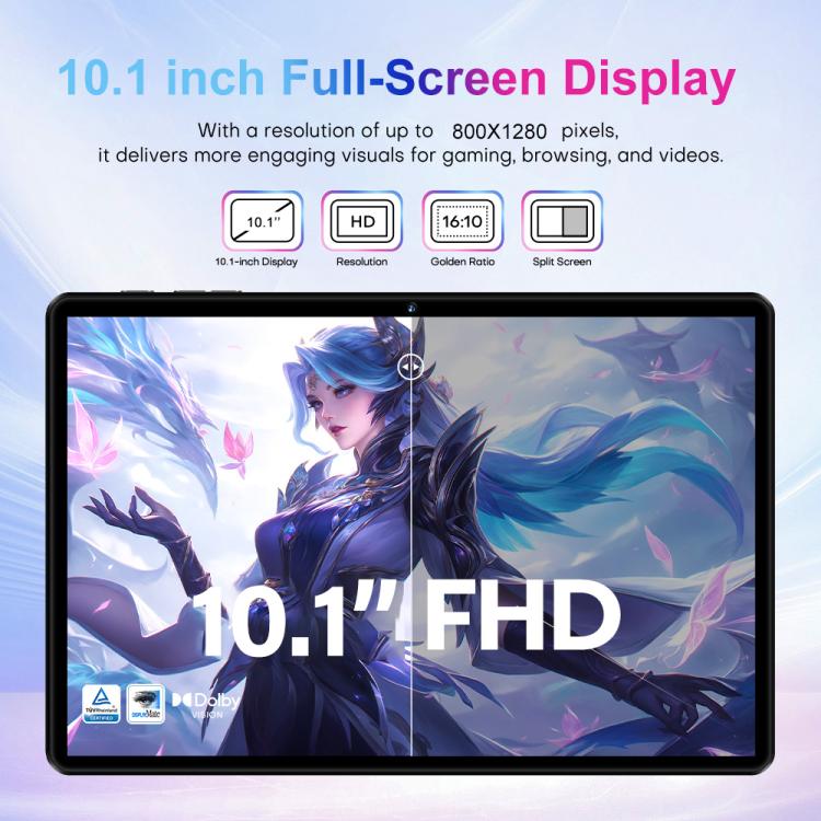 مجموعة جهاز لوحي Pad 9 Pro بشاشة 10.1 بوصة 4G LTE، 4GB+32GB، أندرويد 10 MT6755 ثماني النواة، مع لوحة مفاتيح / فأرة / حقيبة جلدية، قابس المملكة المتحدة، قابس المملكة المتحدة