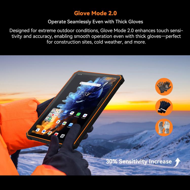 جهاز لوحي متين Blackview Active 5 بشبكة 4G، 8 جيجابايت + 128 جيجابايت، شاشة 8.68 بوصة، أندرويد 14، معالج Unisoc UMS9230E T615 ثماني النواة، النسخة العالمية مع Google Play، Active 5
