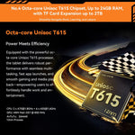 جهاز لوحي متين Blackview Active 5 بشبكة 4G، 8 جيجابايت + 128 جيجابايت، شاشة 8.68 بوصة، أندرويد 14، معالج Unisoc UMS9230E T615 ثماني النواة، النسخة العالمية مع Google Play، Active 5