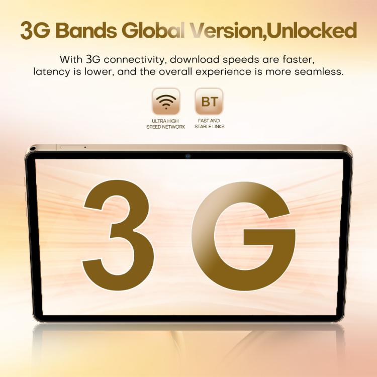 جهاز لوحي Pad 8 Ultra بشاشة 10.1 بوصة مع مكالمات هاتف 3G، 3GB+32GB، أندرويد 10 MTK6755 رباعي النواة، قابس الولايات المتحدة، قابس الولايات المتحدة