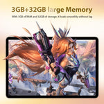 تابلت باد 8 ألترا 10.1 بوصة مع مكالمات هاتف 3G، 3GB+32GB، أندرويد 10 معالج MTK6755 ثماني النواة، قابس الاتحاد الأوروبي