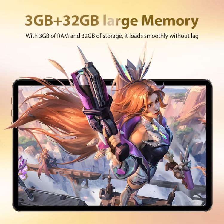 تابلت باد 8 ألترا 10.1 بوصة مع مكالمات هاتف 3G، 3GB+32GB، أندرويد 10 معالج MTK6755 ثماني النواة، قابس المملكة المتحدة