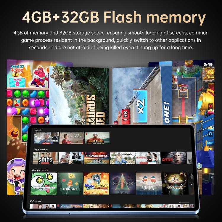 تابلت باد 25 ألترا بشاشة 10.1 بوصة 4G LTE، 4 جيجابايت + 32 جيجابايت، أندرويد 10 MTK6755 ثماني النواة، قابس بريطاني، قابس بريطاني