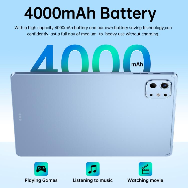 برو 13 جهاز لوحي 10.1 بوصة 4G LTE، 4GB+32GB، أندرويد 10 MTK6755 ثماني النواة، قابس المملكة المتحدة، قابس المملكة المتحدة