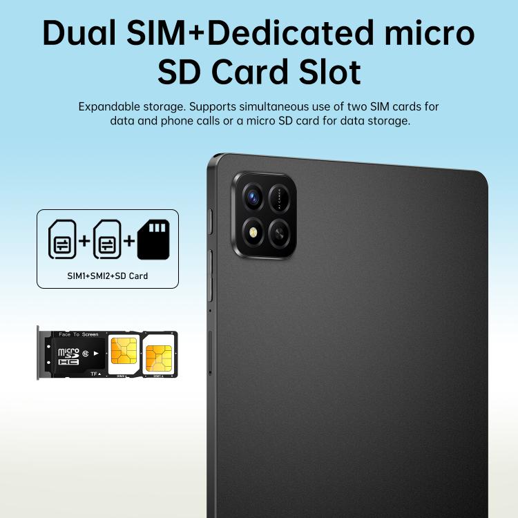 جهاز لوحي Pad 7 Pro بشاشة 10.1 بوصة 4G LTE، 4 جيجابايت + 32 جيجابايت، أندرويد 10 معالج MTK6755 ثماني النواة، قابس أسترالي