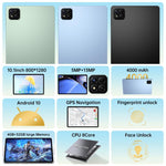 Pad 7 Pro 10.1 inch 4G LTE Tablet PC, 4GB+32GB, Android 10 MTK6755 Octa Core, UK Plug, UK Plug