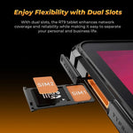 جهاز لوحي متين OUKITEL RT9 4G، مقاوم للماء والغبار IP68/IP69K، 6 جيجابايت + 256 جيجابايت، شاشة 11 بوصة، أندرويد 14، معالج Unisoc T606 ثماني النواة، يدعم شريحتي اتصال، قابس الاتحاد الأوروبي، RT9 6GB+256GB