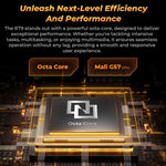 جهاز لوحي متين OUKITEL RT9 4G، مقاوم للماء والغبار IP68/IP69K، 6 جيجابايت + 256 جيجابايت، شاشة 11 بوصة، أندرويد 14، معالج Unisoc T606 ثماني النواة، يدعم شريحتي اتصال، قابس الاتحاد الأوروبي، RT9 6GB+256GB