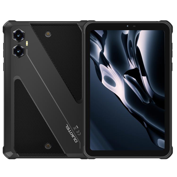 جهاز لوحي متين OUKITEL RT3 Plus بشبكة 4G، مقاوم للماء والغبار بمعايير IP68/IP69K، 4 جيجابايت + 128 جيجابايت، شاشة 8.0 بوصة، أندرويد 15، معالج MediaTek G81 ثماني النواة، يدعم شريحتي اتصال، قابس الاتحاد الأوروبي، RT3 Plus 4GB+128GB
