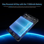 جهاز لوحي متين OUKITEL RT3 Plus بشبكة 4G، مقاوم للماء والغبار بمعايير IP68/IP69K، 4 جيجابايت + 128 جيجابايت، شاشة 8.0 بوصة، أندرويد 15، معالج MediaTek G81 ثماني النواة، يدعم شريحتي اتصال، قابس الاتحاد الأوروبي، RT3 Plus 4GB+128GB