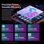 جهاز Teclast T70 اللوحي 4G LTE، 8GB+256GB، شاشة 14 بوصة أندرويد 14 مع معالج MediaTek Helio G99 ثماني النواة، يدعم شريحتي اتصال، T70