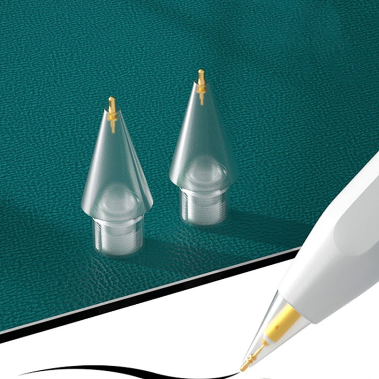 2 قطعة رأس قلم ستايلس إبرة ماسية كريستالية 6.0 لقلم Apple Pencil 1 / 2، 2 قطعة 6.0